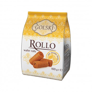 Golski Rollo ostyatekercsek csokoládé ízű tésztával 100g
